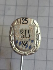 Vintage BLSV Ehrennadel 25 Jahre – Carl Poellath Schrobenhausen – Anstecknadel 