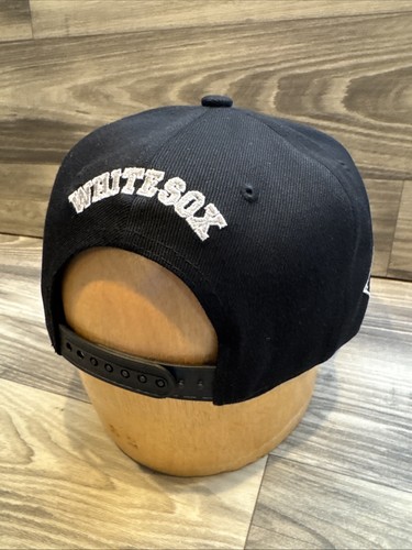 Chicago White Sox New Era 9FORTY Gorra Ajustable Snapback Negra - Imagen 3 de 17