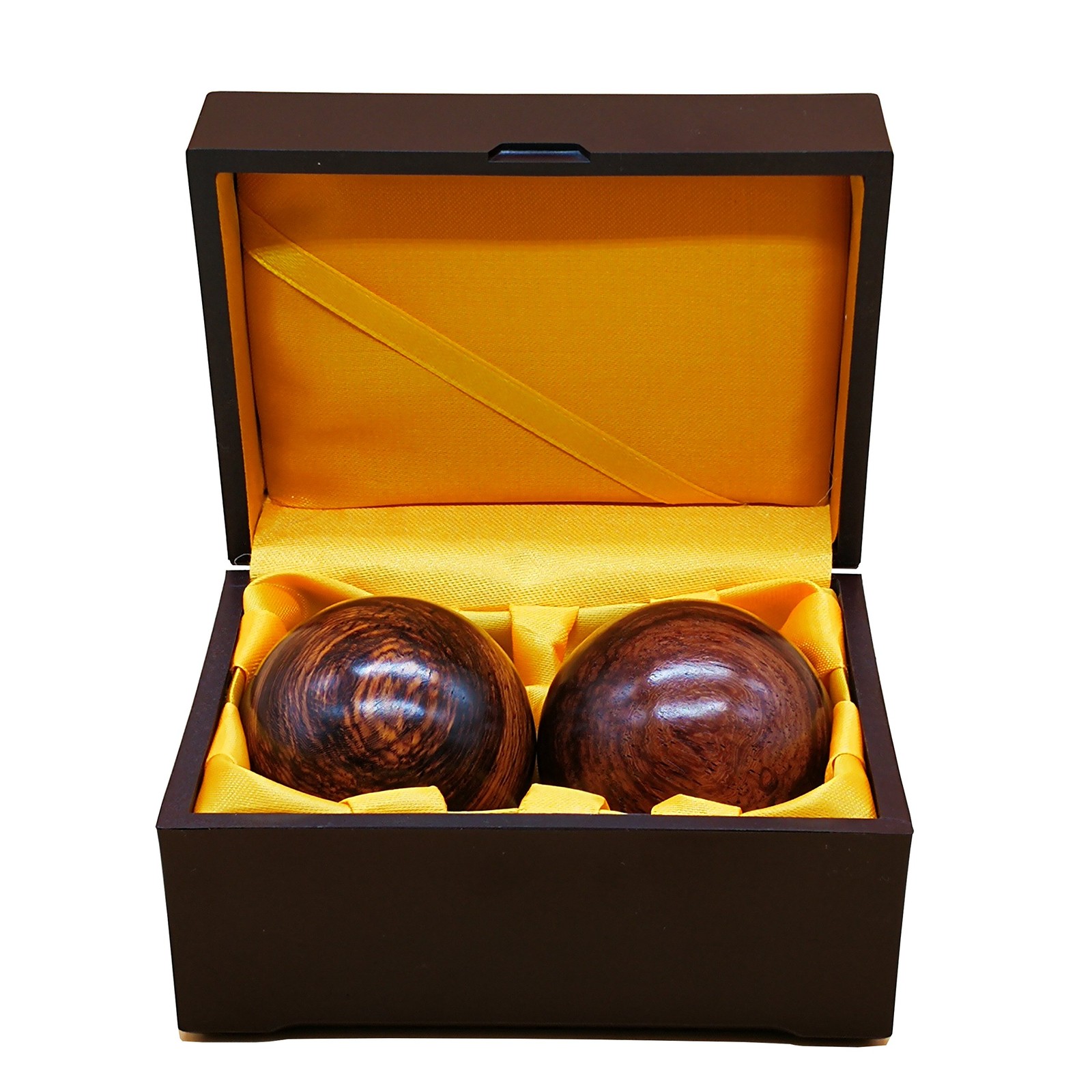 BCQLI 2 Inches Baoding Balls Chinese Health Exercise Stress Balls Rosewood