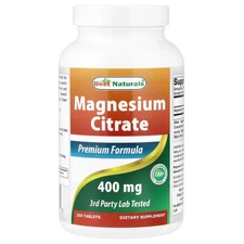 Magnesium Citrate, 250 Tablets (200 mg per Tablet)