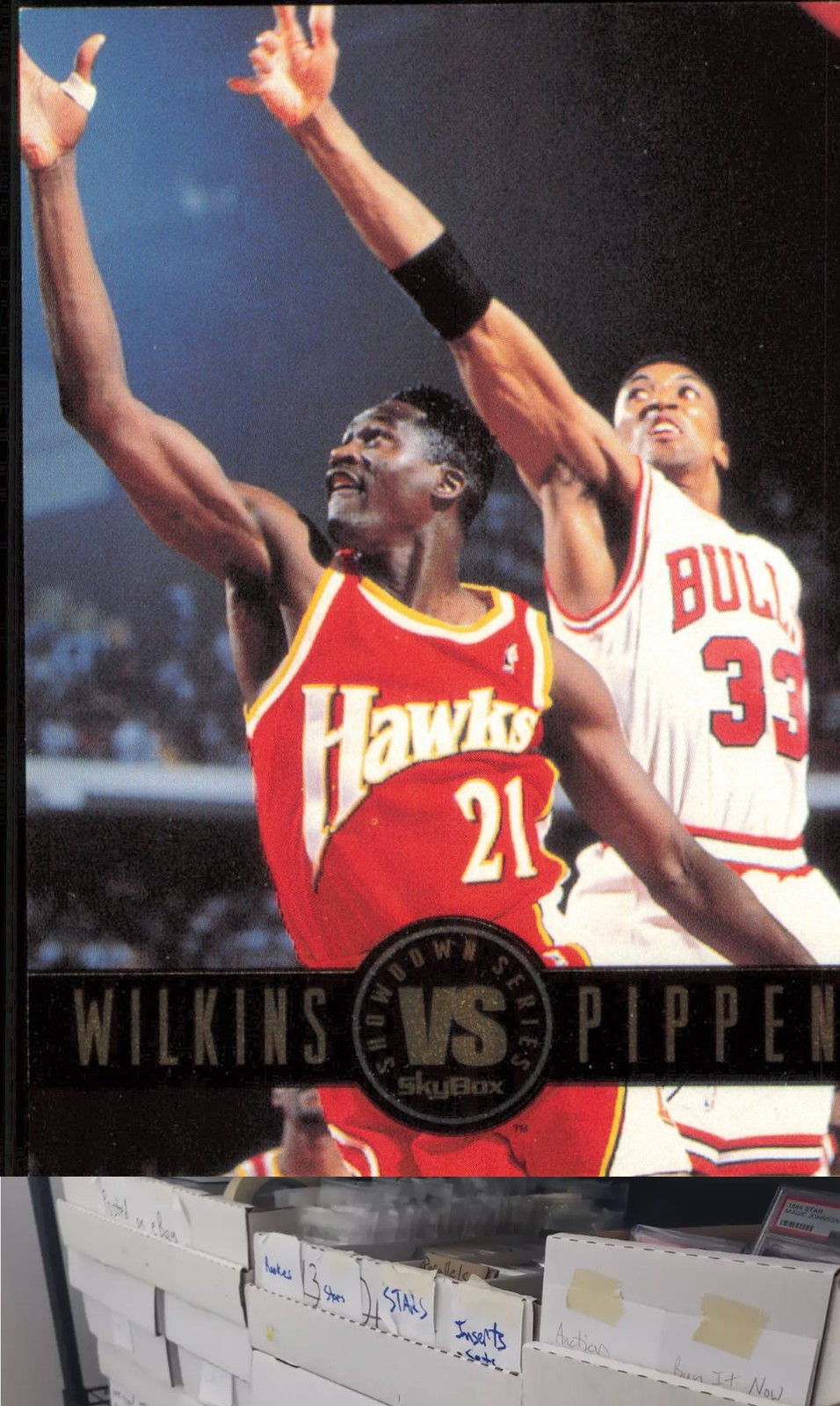 1993-94 SkyBox Premium #SS9 Dominique Wilkins /Pippen Showdown Series - JL