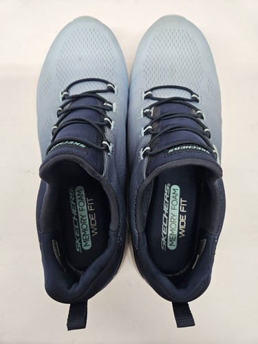 Skechers Summits Bright Charmer Damengröße 9,5 W marineblaue Slipper Turnschuhe Schuhe - Bild 3 von 8