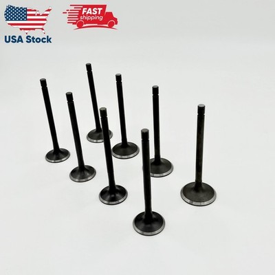 8x Engine Valve 4 Inlet + 4 Exhaust for ISUZU NQR NRR NPR NPR-HD 4HE1 4.8L 98-04