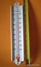 Taylor 1105 Analog Wall Thermometer Range -30 to 120 Degrees F White