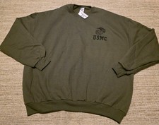 USMC (United States Marine Corps) olive green physical training sweatshirt 2XL