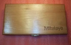 MITUTOYO WOODEN CALIPER BOX (11" x 5-1/2" x 1-1/2") NEW/UNUSED***BOX ONLY***