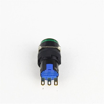 16mm Round Plastic Push Button Switch Illuminated