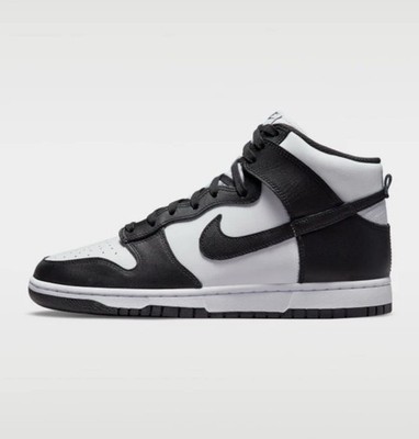 Nike Dunk High Retro Panda Black White Total Orange DD1399-105 Size 10 Men's