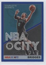 2019-20 Panini NBA Hoops Premium Stock NBA City Blue Miles Bridges #16 z7h