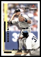 Alex Rodriguez 2001 Fleer Triple Crown #94 Mariners MLB READ FREE SHIPPING