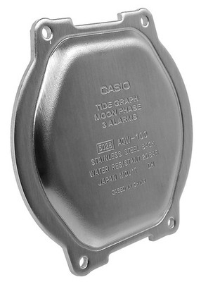 Casio Herren | Bodendeckel Edelstahl silberfarben | AQW-100 AQW-100B