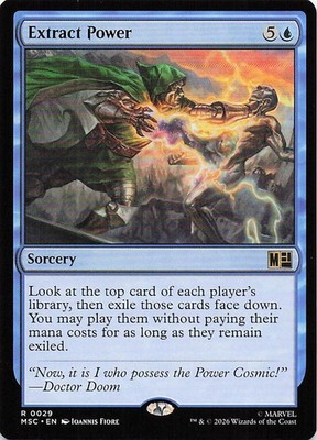 Extract Power R Commander: Marvel Super Heroes 29 NM