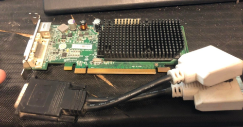 (LOTE DE 3) GRÁFICOS ATI Radeon x1300 Pro 256 MB 109-A92431 PCIe x16 con cable DVI - Imagen 1 de 10