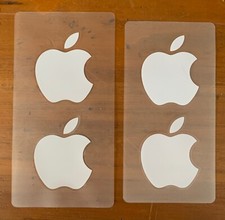 4 Authentic Apple MAC Stickers-Decals for iPhone, Mac, iPad etc...