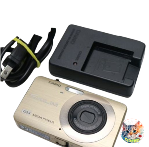 CASIO EXILIM 12メガピクセル ゴールド CASIO EXILIM EX-400 12.1メガピクセル ゴールド 動作品 - メルカリ