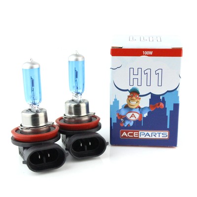 Fits BMW 1 Series E87 55w ICE Blue Xenon HID Front Fog Light Bulbs Pair