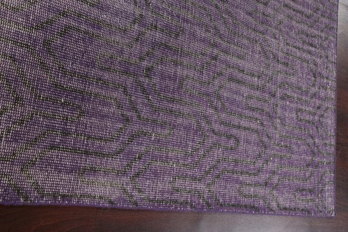 Luxury Hand-Knotted Abstract Contemporary Wool Rugs 6x9 ft - Picture 11 of 18