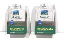 SmartMouth Smart Mouth Mouthwash Packets Fresh Mint 10 Each Zinc Ions Lot (2)