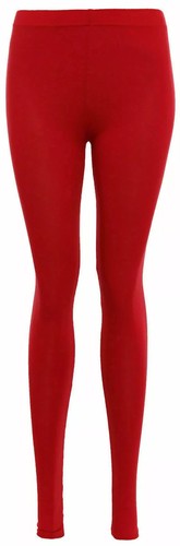 Damas Viscosa Liso Elástico Suave Mujer Leggings Cintura Elástica 8-26 - Imagen 4 de 9