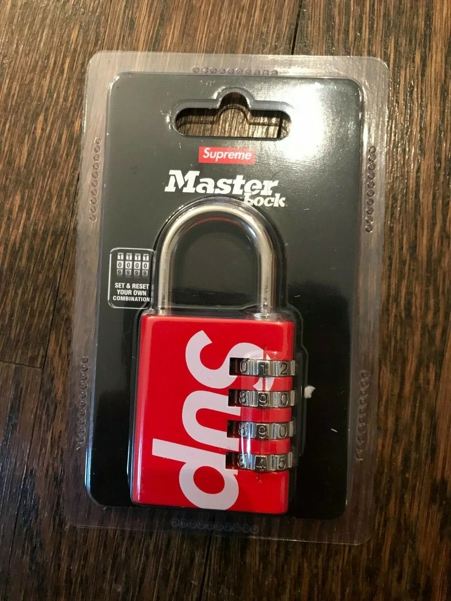 DS Supreme Master Lock Numeric Combination Locks Red SS19 IN HAND 100%  Authentic
