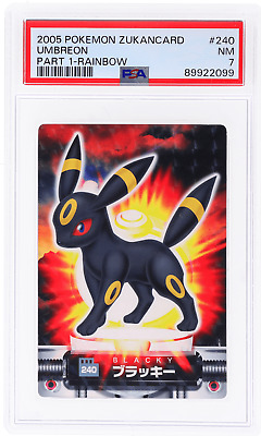2005 Pokemon Bandai Carddass Zukan Umbreon Prizm #240 PSA 7 2005 Pokemon Bandai Carddass Zukan Umbreon Prizm #240 PSA 7