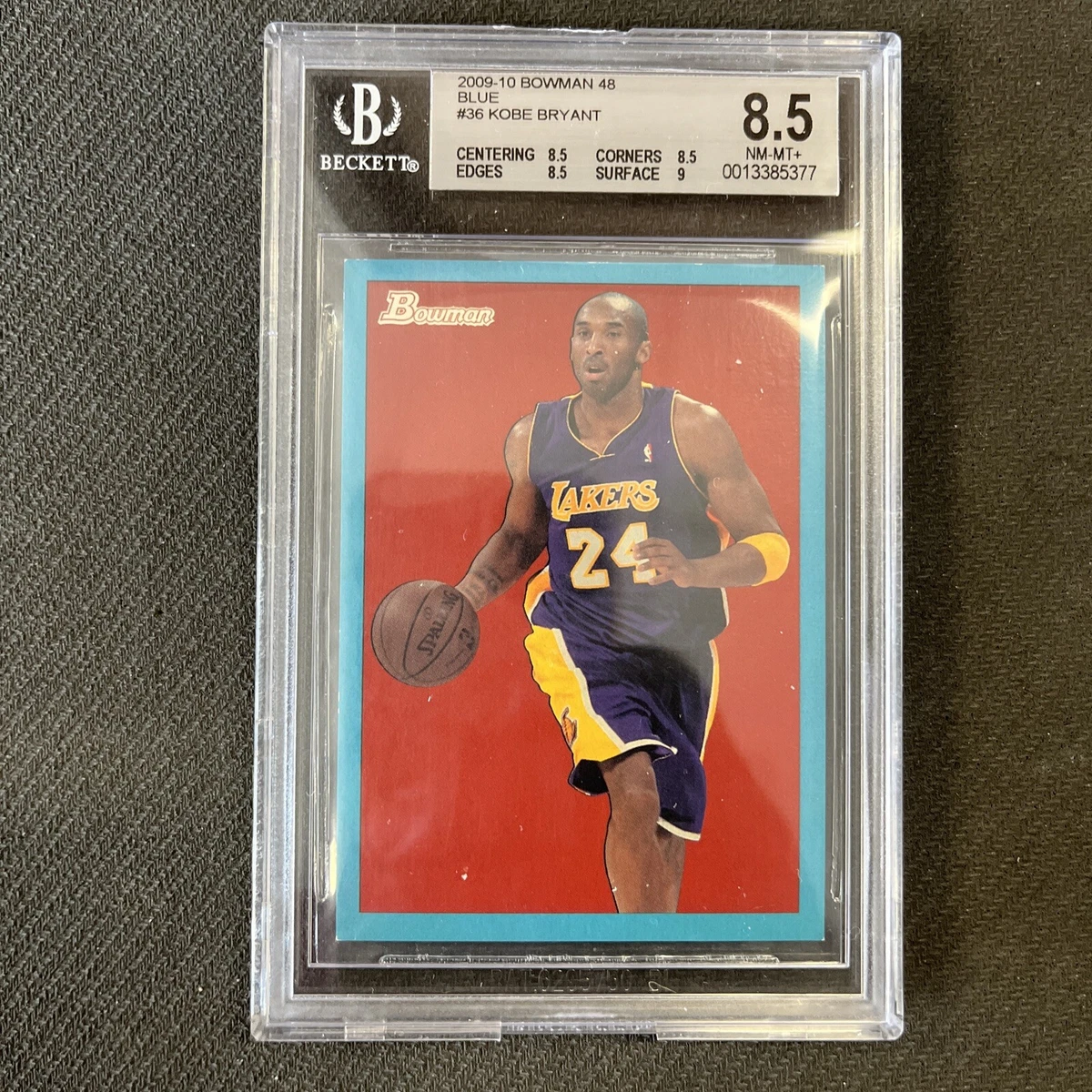 Carte à Collectionner Kobe Bryant - 2009 Bowman '48 #36 - Notée PSA 10 Gem Mint (Pop 166)