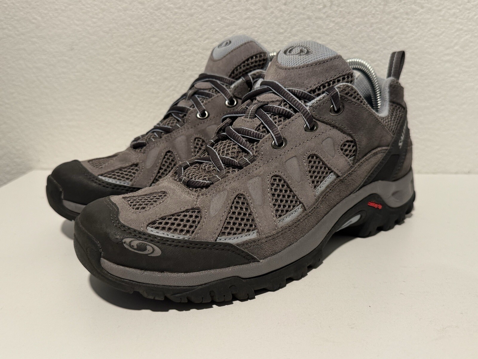 Scarpa da trekking Salomon donna Exit Aero taglia 9 5 grigio stivale contragrip outdoor 643001