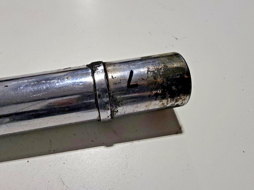 Gauche Échappement Tuyau 1970-1974 Honda CB450 CB 450 70 71 72 73 74 - Photo 8 sur 8