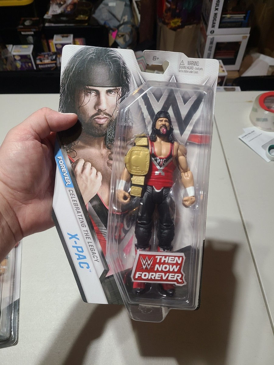 WWE X-Pac Then Now Forever Basic Series Action Figure Mattel Belt 