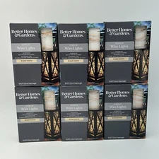 Better Homes Gardens Wire LED Lights 36 Count 12ft Warm White Indoor Outdoor NEW