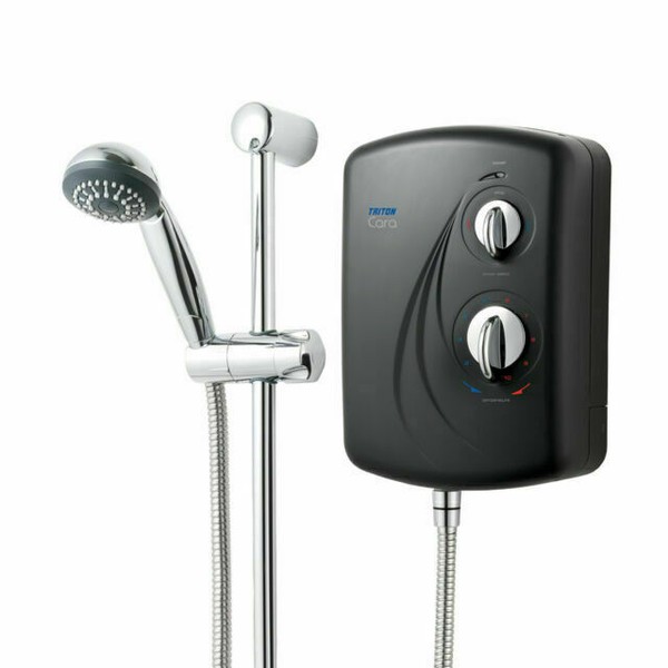 Triton Showers 9.5kW Cara Electric Shower Black (BQCARA09BLK) for