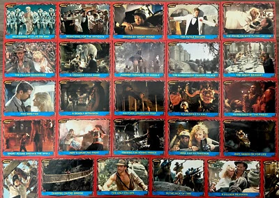 Indiana Jones™ TRADING CARDS Temple of Doom TOPPS Collectors Set - Photo 1/4
