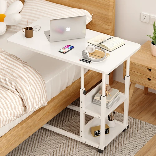 Laptop table care adjustable computer table sofa table bedside table with castors DE