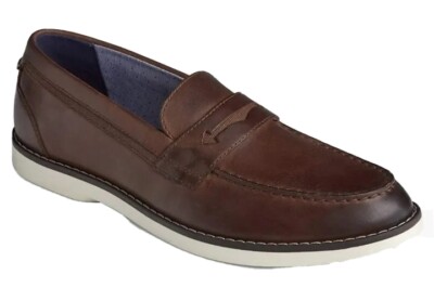Sperry Mens Newman Penny Brown Top Sider Casual Brown Boat  display picture 3