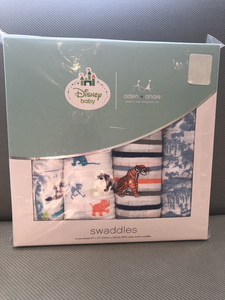 New Aden Anais Disney Swaddle baby Blankets, Muslin, cotton