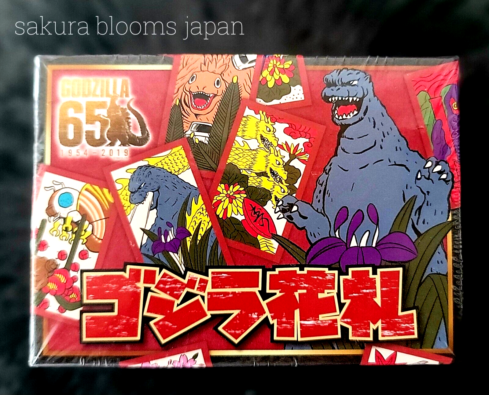 Godzilla Hanafuda Flower Cards/65 anniversary Limited Edition/Playing Cards