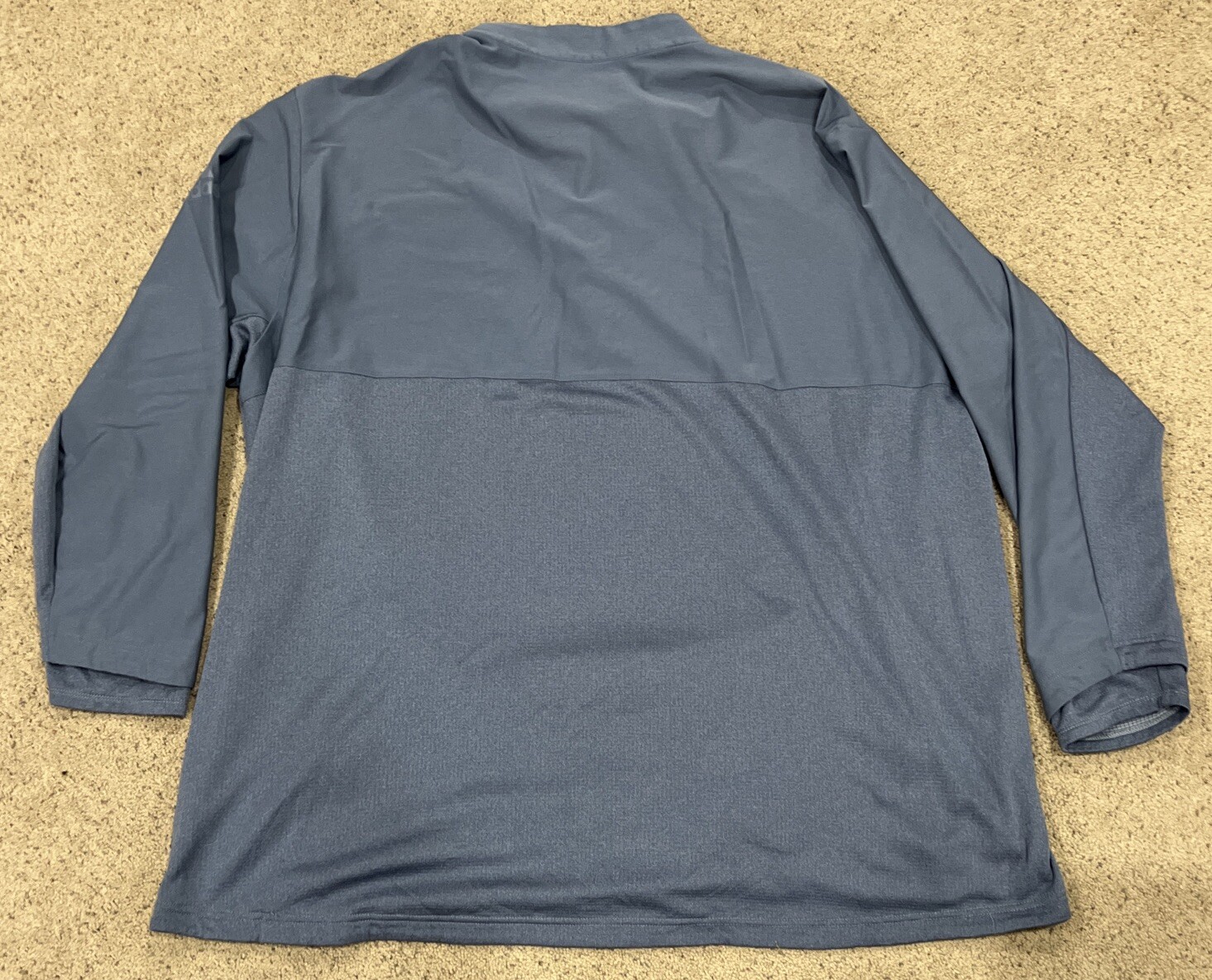Adidas Golf - Climastorm 1/4 Zip Windbreaker Pullover - Blue - Mens 4XL