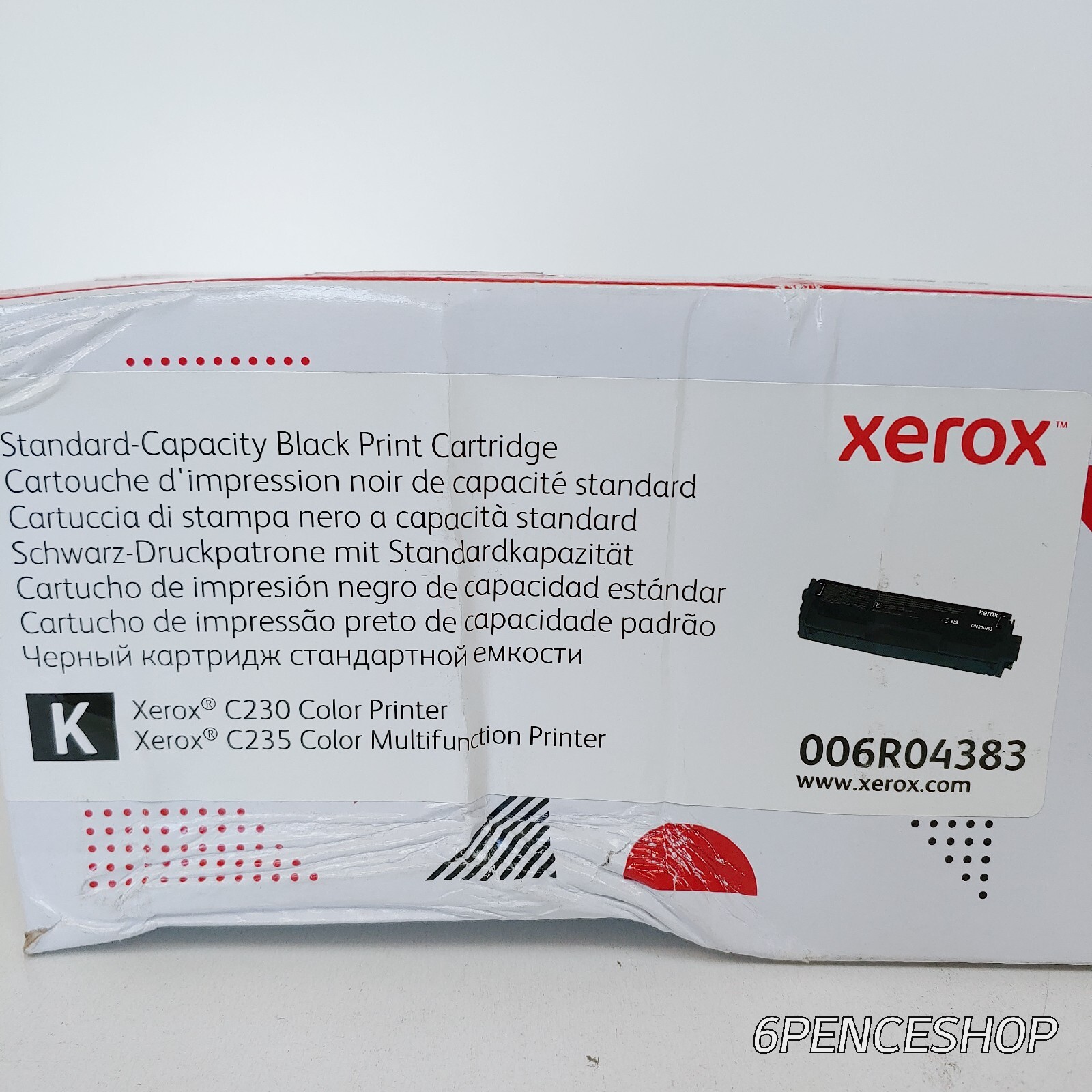 OB *Sealed in Open Box* Xerox 006R04383 Black Standard Capacity Print Cartridge 95205068764 | eBay