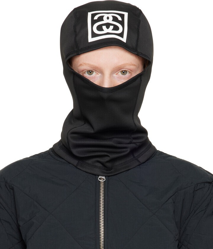 STUSSY® ステューシー バラクラバ Black S/Sロゴ プリント STUSSY® ステューシー バラクラバ Black S/Sロゴ プリント