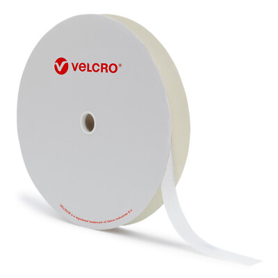 16 MM KLETT  MARKE WEISS KLETT ODER SCHLAUFE ODER BEIDE BAND METER KLEBEND SELBSTKLEBEND