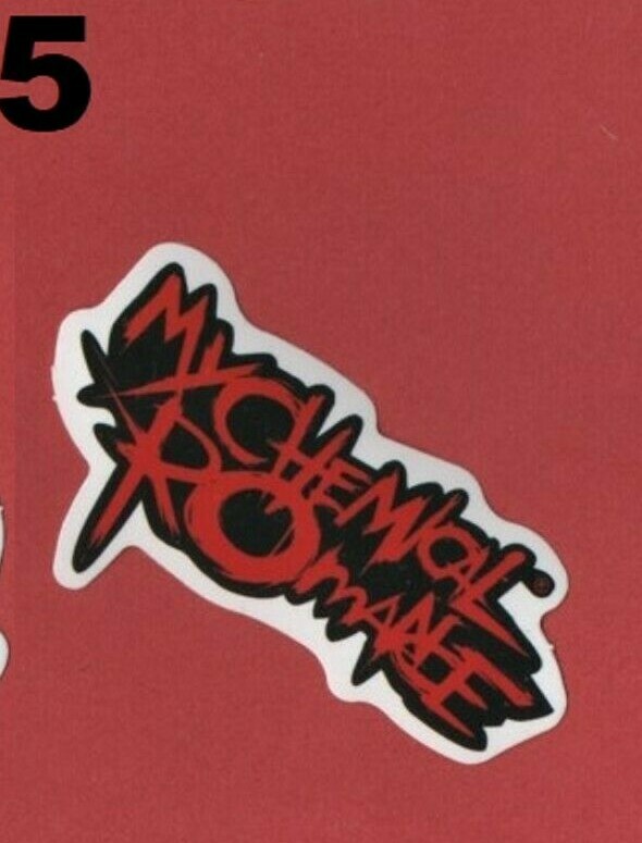 【３枚組】マイ・ケミカル・ロマンス　パンク　エモ　ヘヴィメタル　ハードロック MY CHEMICAL ROMANCE STICKERS Emo HEAVY METAL Alt rock POP punk