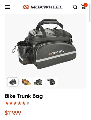Mokwheel Rear Trunk Bag