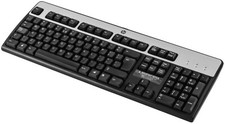 ✅ HP Tastatur schwarz/silber KU-0316 USB CABEL 537746-L31 QWERTY (English) ✅