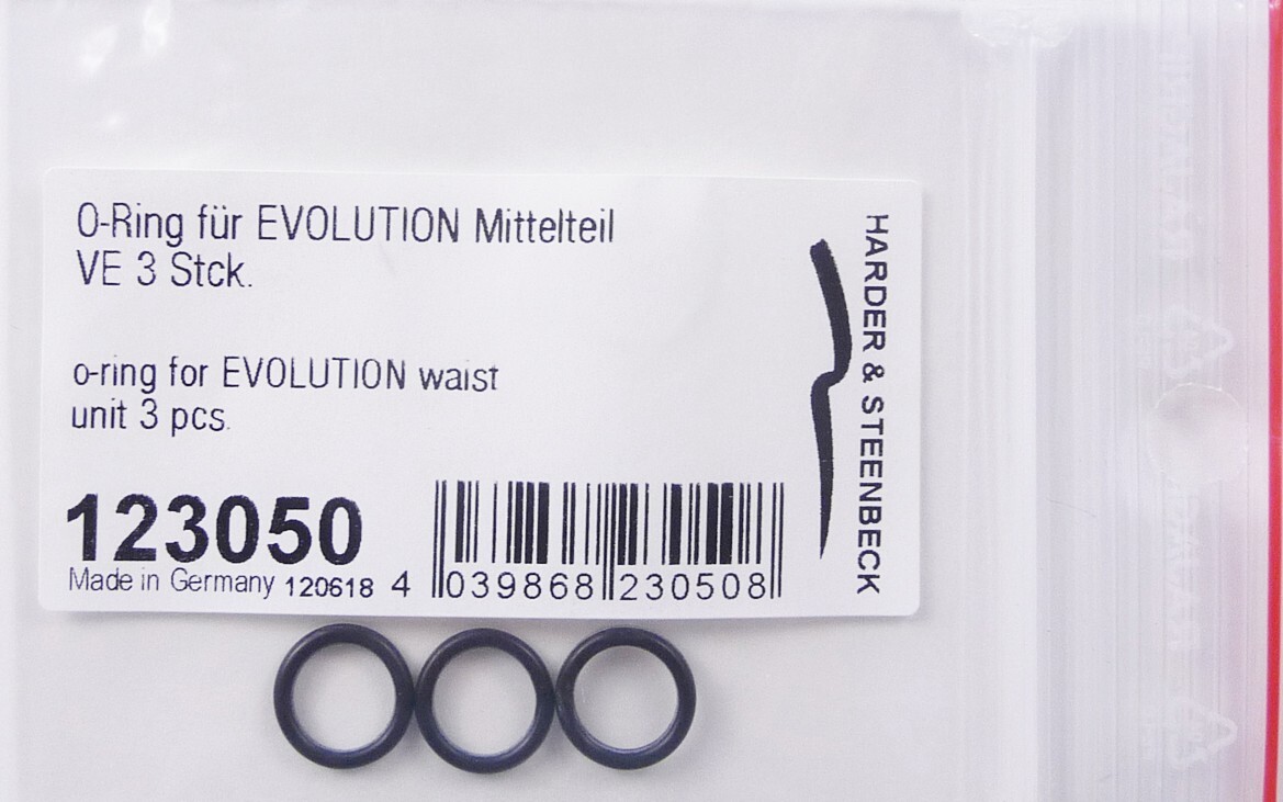 HARDER & STEENBECK - O-RING FOR EVOLUTION WAIST (PACK OF 3) -  123050