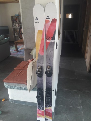 ski occasion adulte FISCHER KOA taille : 157 cm = 1 mètre 57 + fixations