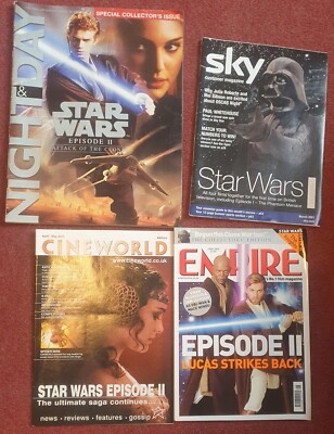 Star Wars Zeitschriften gemischte Sammelausgaben Nacht & Tag Sky Empire Cineworld 