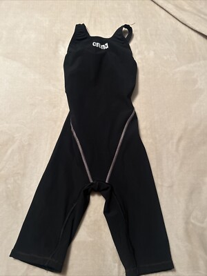 Arena 12-under Women s Powerskin ST 2.0 Open Back tech suit Size 22 Black FINA