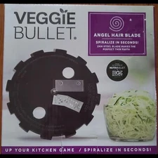NEW Veggie Bullet Angel Hair Blade