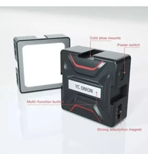 NIB YC Onion Brownie RGB 360° Full Color Led Video Light On-Camera Light Lamp