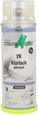 2K Klarlack mit Härter glänzend 200 ml ColorMatic 187216